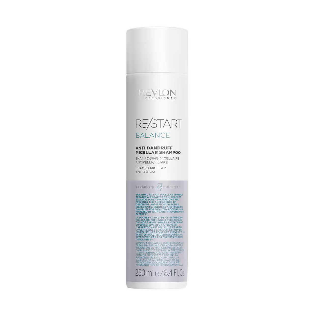 Міцелярний шампунь для волосся Revlon Professional Restart Balance Anti Dandruff Micellar Shampoo проти лупи, 250 мл